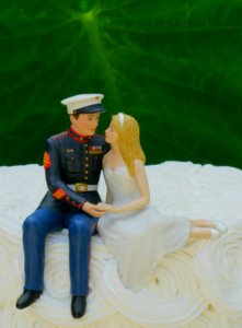 Marine Wedding Cake Topper by Magical Day